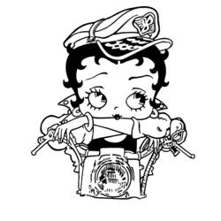 Malvorlage: Betty Boop (Karikaturen) #26050 - Kostenlose Malvorlagen zum Ausdrucken