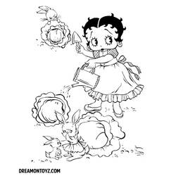 Malvorlage: Betty Boop (Karikaturen) #26053 - Kostenlose Malvorlagen zum Ausdrucken