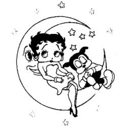 Malvorlage: Betty Boop (Karikaturen) #26059 - Kostenlose Malvorlagen zum Ausdrucken