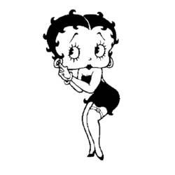 Malvorlage: Betty Boop (Karikaturen) #26062 - Kostenlose Malvorlagen zum Ausdrucken