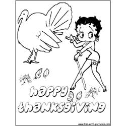 Malvorlage: Betty Boop (Karikaturen) #26065 - Kostenlose Malvorlagen zum Ausdrucken
