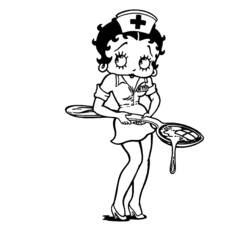 Malvorlage: Betty Boop (Karikaturen) #26071 - Kostenlose Malvorlagen zum Ausdrucken