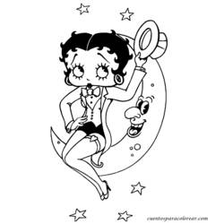 Malvorlage: Betty Boop (Karikaturen) #26073 - Kostenlose Malvorlagen zum Ausdrucken