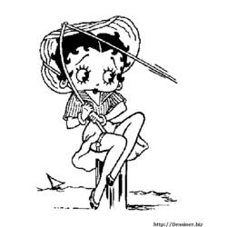 Malvorlage: Betty Boop (Karikaturen) #26100 - Kostenlose Malvorlagen zum Ausdrucken