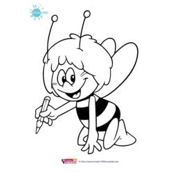 Malvorlage: Biene Maja (Karikaturen) #28213 - Kostenlose Malvorlagen zum Ausdrucken