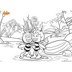 Malvorlage: Biene Maja (Karikaturen) #28214 - Kostenlose Malvorlagen zum Ausdrucken