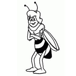 Malvorlage: Biene Maja (Karikaturen) #28218 - Kostenlose Malvorlagen zum Ausdrucken