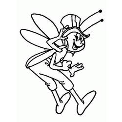 Malvorlage: Biene Maja (Karikaturen) #28220 - Kostenlose Malvorlagen zum Ausdrucken