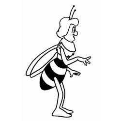 Malvorlage: Biene Maja (Karikaturen) #28230 - Kostenlose Malvorlagen zum Ausdrucken