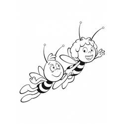 Malvorlage: Biene Maja (Karikaturen) #28234 - Kostenlose Malvorlagen zum Ausdrucken