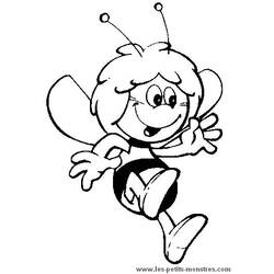 Malvorlage: Biene Maja (Karikaturen) #28238 - Kostenlose Malvorlagen zum Ausdrucken