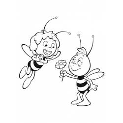 Malvorlage: Biene Maja (Karikaturen) #28248 - Kostenlose Malvorlagen zum Ausdrucken