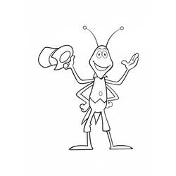 Malvorlage: Biene Maja (Karikaturen) #28251 - Kostenlose Malvorlagen zum Ausdrucken
