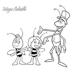 Malvorlage: Biene Maja (Karikaturen) #28252 - Kostenlose Malvorlagen zum Ausdrucken