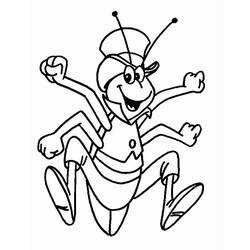 Malvorlage: Biene Maja (Karikaturen) #28253 - Kostenlose Malvorlagen zum Ausdrucken