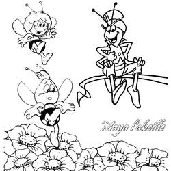 Malvorlage: Biene Maja (Karikaturen) #28255 - Kostenlose Malvorlagen zum Ausdrucken