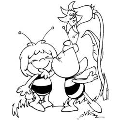 Malvorlage: Biene Maja (Karikaturen) #28262 - Kostenlose Malvorlagen zum Ausdrucken