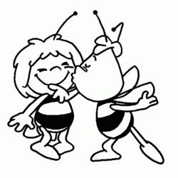 Malvorlage: Biene Maja (Karikaturen) #28263 - Kostenlose Malvorlagen zum Ausdrucken