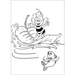 Malvorlage: Biene Maja (Karikaturen) #28265 - Kostenlose Malvorlagen zum Ausdrucken