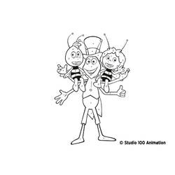 Malvorlage: Biene Maja (Karikaturen) #28274 - Kostenlose Malvorlagen zum Ausdrucken