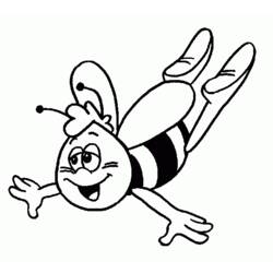 Malvorlage: Biene Maja (Karikaturen) #28279 - Kostenlose Malvorlagen zum Ausdrucken