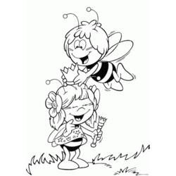 Malvorlage: Biene Maja (Karikaturen) #28282 - Kostenlose Malvorlagen zum Ausdrucken