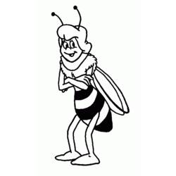 Malvorlage: Biene Maja (Karikaturen) #28283 - Kostenlose Malvorlagen zum Ausdrucken