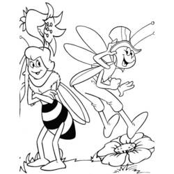 Malvorlage: Biene Maja (Karikaturen) #28294 - Kostenlose Malvorlagen zum Ausdrucken
