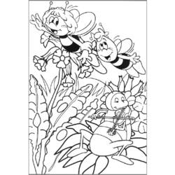 Malvorlage: Biene Maja (Karikaturen) #28295 - Kostenlose Malvorlagen zum Ausdrucken
