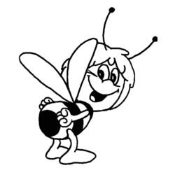 Malvorlage: Biene Maja (Karikaturen) #28296 - Kostenlose Malvorlagen zum Ausdrucken