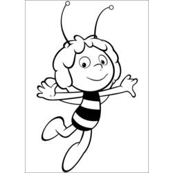 Malvorlage: Biene Maja (Karikaturen) #28297 - Kostenlose Malvorlagen zum Ausdrucken