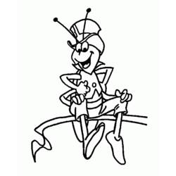 Malvorlage: Biene Maja (Karikaturen) #28301 - Kostenlose Malvorlagen zum Ausdrucken