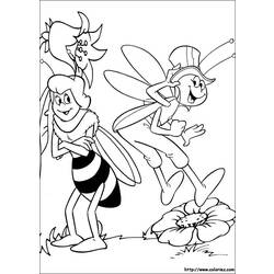 Malvorlage: Biene Maja (Karikaturen) #28313 - Kostenlose Malvorlagen zum Ausdrucken