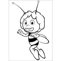 Malvorlage: Biene Maja (Karikaturen) #28318 - Kostenlose Malvorlagen zum Ausdrucken
