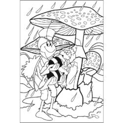 Malvorlage: Biene Maja (Karikaturen) #28340 - Kostenlose Malvorlagen zum Ausdrucken
