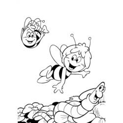 Malvorlage: Biene Maja (Karikaturen) #28353 - Kostenlose Malvorlagen zum Ausdrucken