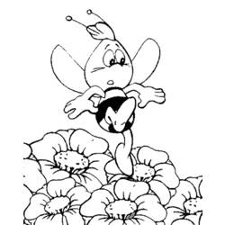 Malvorlage: Biene Maja (Karikaturen) #28357 - Kostenlose Malvorlagen zum Ausdrucken