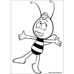 Malvorlage: Biene Maja (Karikaturen) #28371 - Kostenlose Malvorlagen zum Ausdrucken
