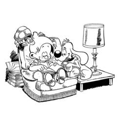 Malvorlage: Billy und Buddy (Karikaturen) #25432 - Kostenlose Malvorlagen zum Ausdrucken