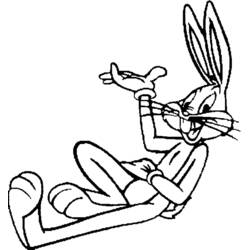 Malvorlage: Bugs Bunny (Karikaturen) #26309 - Kostenlose Malvorlagen zum Ausdrucken