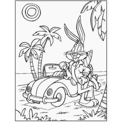 Malvorlage: Bugs Bunny (Karikaturen) #26311 - Kostenlose Malvorlagen zum Ausdrucken