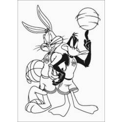 Malvorlage: Bugs Bunny (Karikaturen) #26314 - Kostenlose Malvorlagen zum Ausdrucken