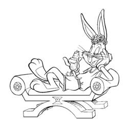 Malvorlage: Bugs Bunny (Karikaturen) #26319 - Kostenlose Malvorlagen zum Ausdrucken