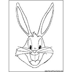 Malvorlage: Bugs Bunny (Karikaturen) #26323 - Kostenlose Malvorlagen zum Ausdrucken