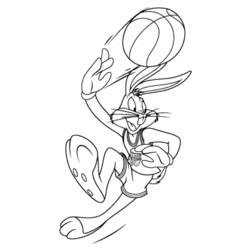 Malvorlage: Bugs Bunny (Karikaturen) #26329 - Kostenlose Malvorlagen zum Ausdrucken