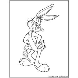 Malvorlage: Bugs Bunny (Karikaturen) #26333 - Kostenlose Malvorlagen zum Ausdrucken
