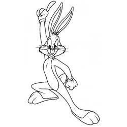 Malvorlage: Bugs Bunny (Karikaturen) #26340 - Kostenlose Malvorlagen zum Ausdrucken