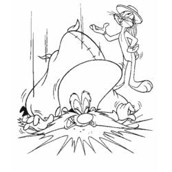 Malvorlage: Bugs Bunny (Karikaturen) #26348 - Kostenlose Malvorlagen zum Ausdrucken