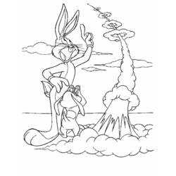 Malvorlage: Bugs Bunny (Karikaturen) #26351 - Kostenlose Malvorlagen zum Ausdrucken