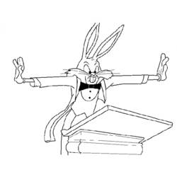 Malvorlage: Bugs Bunny (Karikaturen) #26352 - Kostenlose Malvorlagen zum Ausdrucken